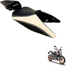 Zombieeast Scooty/Scooter Waterproof Leather Durable Plain Seat Cover/Seatcover Protect Rust&Dust White Suitable for KTM Duke 200-image-45