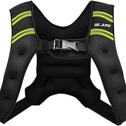 De Jure Fitness Durable & Adjustable Body Weighted Vest – 5Kg | Premium Gym & Workout Equipment | Fitness Jacket for Men & Women | Military-Style Training Vest - Black, Pack of 1-image-7