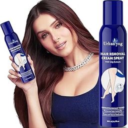 Urban yog Hair Removal Cream Spray for Women | Painless Body Hair Removal Spray for legs, hands, underarm & back (200 ML, Tulip (Blue))-33