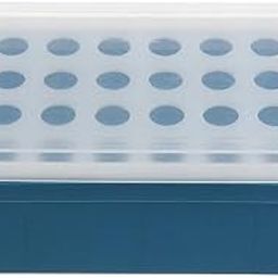 THE STYLE SUTRA® Poly Laboratory 32 Sockets 5ml Centrifuge Tube Stand Holder Box -Blue | Collectibles-16