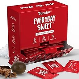 TruNativ Everyday Sweet|Natural 1:1 Sugar Replacer|60 Sachets|Monk Fruit Extract |Natural Sweetener|Zero Calories - Carb - Diabetic & Keto Friendly|Cook Bake Blend - No Aftertaste 240g (Pack of 1)-image-31