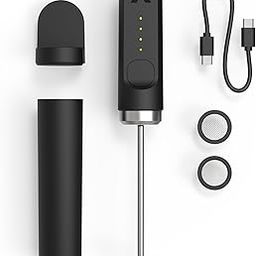 Subminimal NanoFoamer Lithium Milk Frother, USB-C Rechargeable, Dual-Speed, IP4 Waterproof, Stainless Steel Shaft, Barista-Quality Microfoam 30 Seconds for Lattes, Cappuccinos & Coffee at Home-image-61