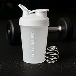 Shifter Protein Shaker Bottle 400ML – Leakproof Gym Blender Bottle for Protein, Pre-Workout & BCAA Shakes – BPA-Free, Easy to Clean, Odor-Resistant, Ideal for Men & Women Fitness Enthusiasts (WHITE)-image-66
