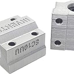 INVENTO 2pcs SC10UU 10mm Linear Motion block bearing, LM10UU bearing in 3D print Block For 3D Printer DIY-44