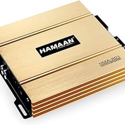 Hamaan HMA-201 1500W 2 Channel Class AB MOSFET High Power Car Amplifier (Golden)-image-27