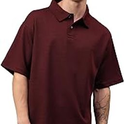 YHA Men's Polo Cotton Oversized Fit T-Shirt-picture-36