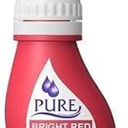 BIOTOUCH Micropigment Pure Bright Red For Permanent Makeup Microblading Supplies Eyebrow Shading Micropigmentation Cosmetic Tattoo Ink Lip Eyeliner 3ml, Bottle-24