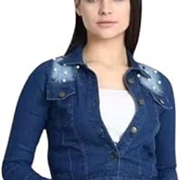 Women's Classic Denim Jacket – Stylish Button-Down Jean Jacket with Pockets | Casual Slim Fit Outerwear for All Seasons_DenimJacket_D17_-image-75