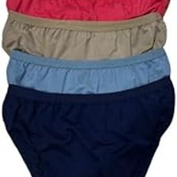 Women's Cotton Lycra Panties | Pack of 6 | Soft & Stretchable Fabric | Multi-Color Briefs for Daily Comfort | Breathable, Snug Fit Underwear for Women-image-55