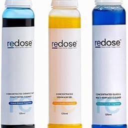 Redose Multipurpose Cleaning Refill Kit | Toilet Cleaner, Dishwash Gel, Glass Cleaner | Long-Lasting Fresh Fragrance | 500ML Each | Home & Kitchen Essentials | Pack of 3-image-86
