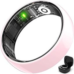 Ceramics Smart Ring Health Tracker,Sleep Tracking Wearable - Heart Rate - Fitness Tracker for Women/Men,Free Subscription,Scratch-Resistant and Scratch-Free Smart Ring Fitness Tracker(Pink,#9)-image-23