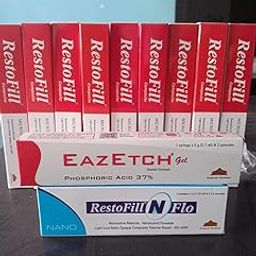 Restofill Composite 4g Syringe 9 Nos Box ( A1 - 3, A2 - 4, A3 - 2) & Restofill N Flowable Composite (A2&A3) 2*2g - 1 Nos & Etchant Gel 5g Syringe 1 Nos SET OF 4 FULL KIT-image-8