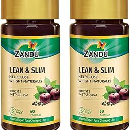 Zandu Lean & Slim Capsules Enriched with the Goodness of 6 Herbs to Help You in Weight Loss Journey, Acts as a Metabolism Booster And Supports Weight Management - (Pack of 60 Veg Capsules X 2)-28