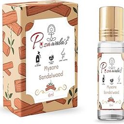 Puzawala's Mysore Chandan Itra 6ml Original Sandalwood itr/ittar/attar Alcohol Free Long Lasting Fragrance Roll On Perfume Unisex Men Women Use Personal Pooja Prayers Gifting-image-72