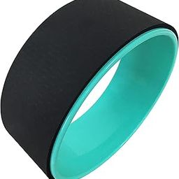 Decdeal Yoga Wheel Dharma Yoga Pose Wheel 12.5x5In Yoga Circle Ring Strong Roller Yoga Back Stretcher Balance Accessory-image-35