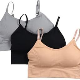 Shoppy Villa Women's Sports Bras Cotton Padded Bra Girl's Sports Bras Combo Bra Pack of 3-image-11