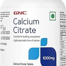 GNC Calcium Citrate 1000mg | 120 Veg Tablets | Most Absorbable Calcium | Improves Bone Strength & Density | Combats Age-Related & Postmenopausal Bone Loss | Boosts Muscle Strength | Formulated in USA-5