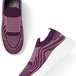 marc loire Women's Athleisure Knitted Active Wear Slip-On Sneaker Shoes-picture-25