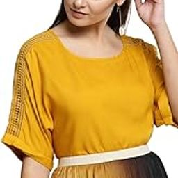 Women's Solid Regular Fit Blouse-image-61