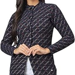 duke Women's Acrylic Blend Modern Cardigan Sweater-picture-36
