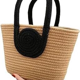 ROYAL TREND Hand Bag | Large Tote Bag | Summer Bag | Bucket Bag | Basket Bag | Beach Bags for Women Elevate Your Summer Wardrobe with This Exclusive Tote. Color Beige,Tan Approx. 8" H x 13" L-image-25