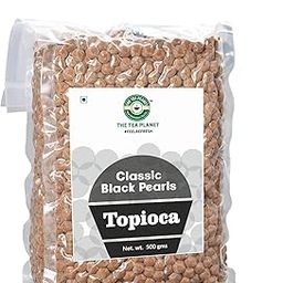 Tea Planet Tapioca Pearls – Chewy Treat for Bubble Tea, Desserts, and More | Classic & Trending Flavors | Instant & Easy Preparation | Vegan-Friendly, Non-GMO, Multiple Pack Sizes (500gms, Black pearls)-image-88