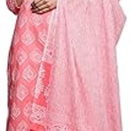 Women Yoke Design Cotton Straight Kurta Trouser With Dupatta Set-image-40