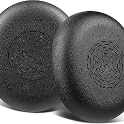 SOULWIT Earpads Replacement for Jabra Evolve2 65 Flex(Do Not Fit Other Headphones) Headset, Ear Pads Cushions with Softer Protein Leather - Black-image-11
