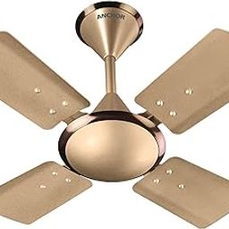 Anchor by Panasonic Ventus 600mm High Speed Ceiling Fan | 600mm (24 Inch) Ceiling Fan suitable for Kitchen, Veranda, Balcony, Small Room (Honey Gold Briken, ‎14074HGB)-image-6