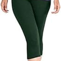 Women's Cotton Casual/Gym/Sports 3/4th Capri, Free Size-image-48
