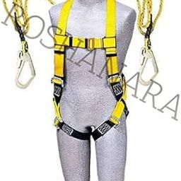 Roshan Nylon Full Body Scaffolding Hook Safety Belt Harness - Multicolour-picture-20