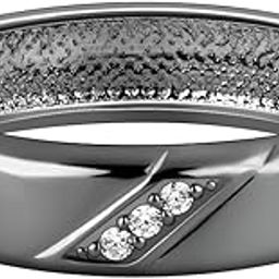 925 Silver Black Rhodium Zirconia Band For Him,Fixed Size | Gifts for Men and Boys | With Certificate of Authenticity and 925 Stamp| 6 Months Warranty-10