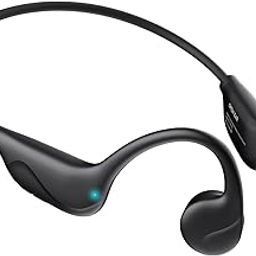 Hitarah Bone Conduction Headphones,Bluetooth V6.0 Open Ear Headphones with Mic,Bone Conduction Earbuds 12Hrs Playtime,IPX5 Waterproof Sport Headphone for Cycling,Outdoor Sports,Running,Gym-5