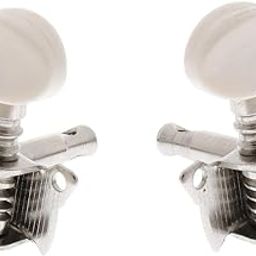 CALANDIS® 4 Pieces Ukulele Open Tuning Pegs Tuners Silver-picture-16
