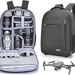 CADeN Camera Backpack, Camera Bag Large DSLR/SLR/Mirrorless Waterproof with 15.6 Laptop Compartment & Tripod Holder, Compatible for Canon/Nikon/Sony/DJI Mavic Drone-44