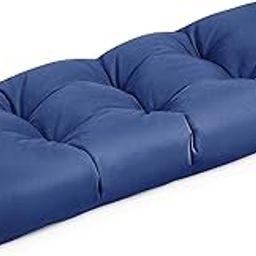 Olliwand Bench Cushion 36 Inch,Tufted Patio Furniture Cushions,Waterproof Bench Seat Cushion with Non-Slip Bottom (Navy Blue, 36x14in)-image-31