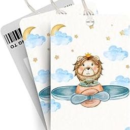 Brandian Luggage Tags and Bag Tags, Lion On Plane Keep Your Luggage Easily Identifiable with Our Striking Luggage Tags for Suitcases Flight with Silicone Band (Multicolour)-26