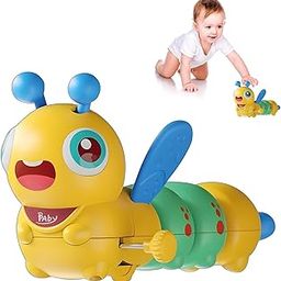 Toysbuddy Wind-Up Caterpillar Crawling Toy for Babies and Toddlers, Educational Learning Activity Toy, No Battery Required-17