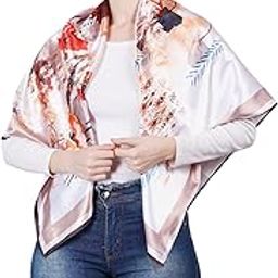 Enchanting Japan Satin Silky Square Women Scarf-image-52