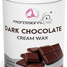 Professional Feel Dark Chocolate Cream Wax With Wax Strips, hydro soluble wax For Face, Upper Lips, Arms, Legs, Bikini Line, Underarms and Full Body (800 Grams)-2