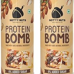 NOTTY NUTS Crunchy Date Bites 400g I Sugar Free Dates Barfi Made with Dates, Pista, Cashews, Almonds, and Pure Ghee I Dry Fruits Nuts | Energy Booster | Fresh And Tasty Healthy Snacks |Pack Of 2 (200 gm each)-image-32