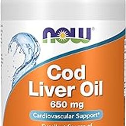 Now Foods, Cod Liver Oil, 650 mg, 250 Softgels-image-9