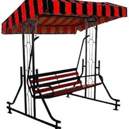 Outdoor Swing Jhula Terrace Iron Patio Stand Hammock with Canopy - 2 Seater-image-30