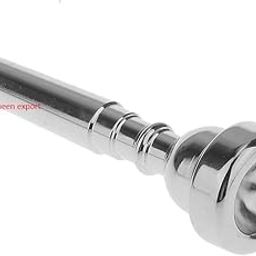 Sai Musical Trumpet Mouthpiece, 7C Size for Bach (Silver/Gold)-image-79
