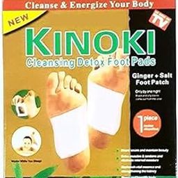 PRYAMOKSH WORLD Kinoki Detox Foot Pads - Ginger & Salt Adhesive Patches for Foot Care, Body Cleansing, Pain Relief, Relieve Stress, Relaxation | Organic Natural Ingredients (Pack of 2 (20 Pads)-image-3