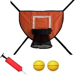 CALANDIS™ Mini Trampoline Basketball Hoop Goal Game Easy Install Lightweight Backboard Orange | Backboard Systems | Basketball | Team Sports-image-11
