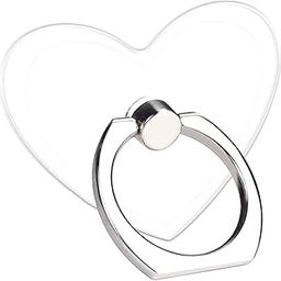 KolorFish Transparent Phone Ring Stand Holder Mobile Phone Ring Holder Finger Grip 360 Degree Rotation (Heart)-14