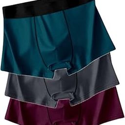 Men's Poli Reyon Trunk Underwear Snug Fit| Soft Stretch Solid Innerwear | Breathable Comfort | Regular Fit Boxer Briefs for Everyday Wear (Pack of 3)_PC-15-image-76