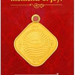 P.C Chandra Jewellers 24kt (995) Sunrise Yellow Gold Coin Cum Pendant - 3 Gram-image-5