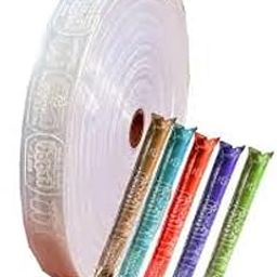 SELTOS Liquid Candy Storage Tubes – Food Grade LDPE (60 Micron, 23mm Wide) – Cut & Seal Plastic Pouch for Pepsi Candy, Juices, Syrups – Leak-Proof & Durable – Transparent, 600g Roll-picture-29